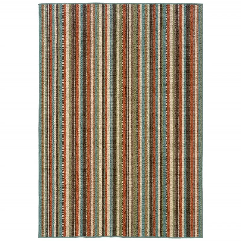 2' X 4' Outdoor / Indoor Area Rug - Green