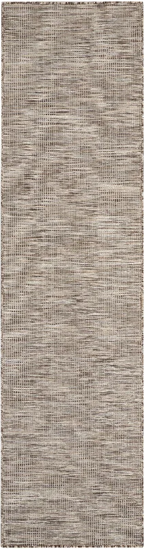 8' Power Loom Runner Rug - Beige