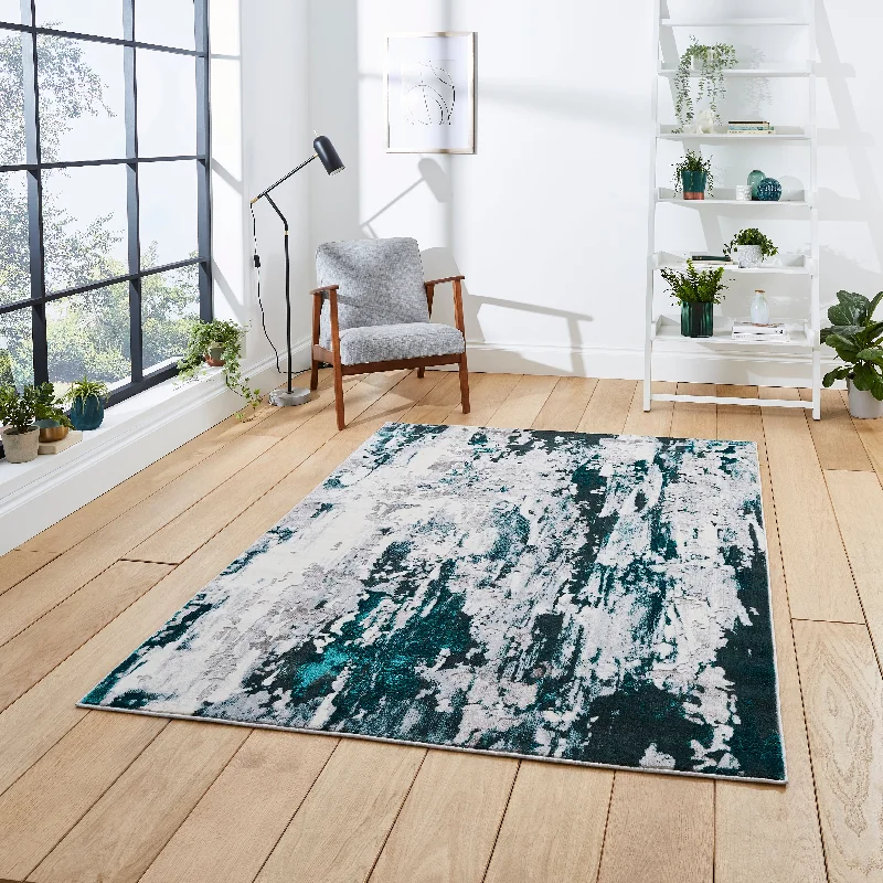 Apollo GR580 Grey & Green Rug