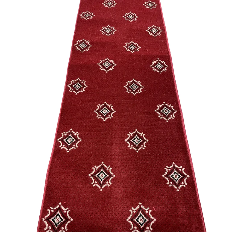 Area Rug Runner Metro Burgundy