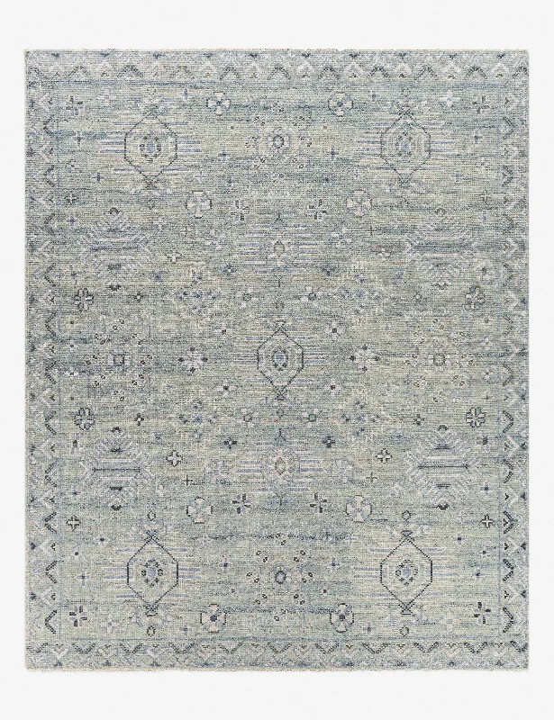 Barrish Hand-Knotted Wool-Blend Rug