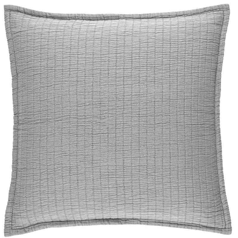 Boyfriend Grey Matelasse Sham