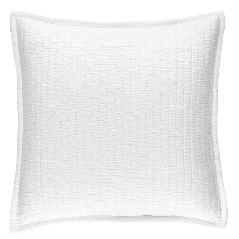 Boyfriend White Matelasse Sham