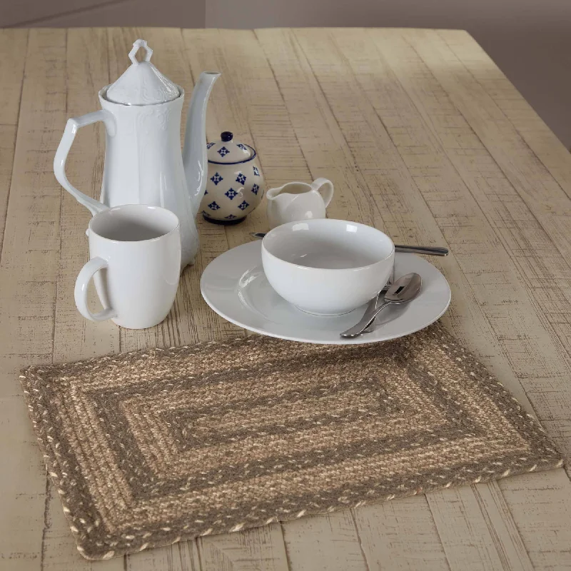 Cobblestone Braided Rectangle Placemat 12x18"