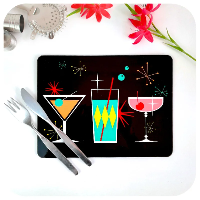 Cosmic Cocktails Placemats, set of 6