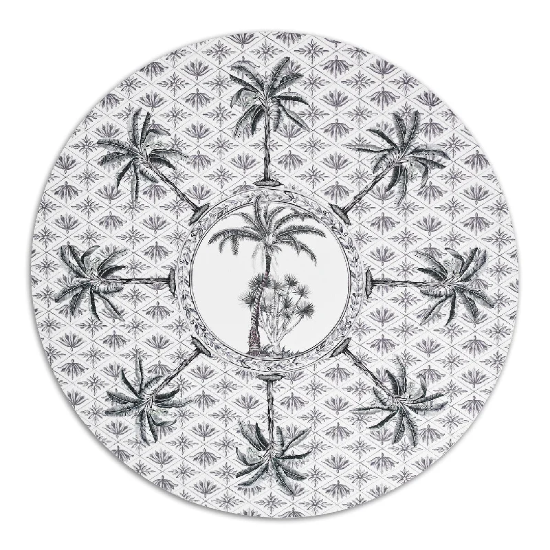 ROUND PLACEMAT · TOILE DE PALMIERS MOTIF