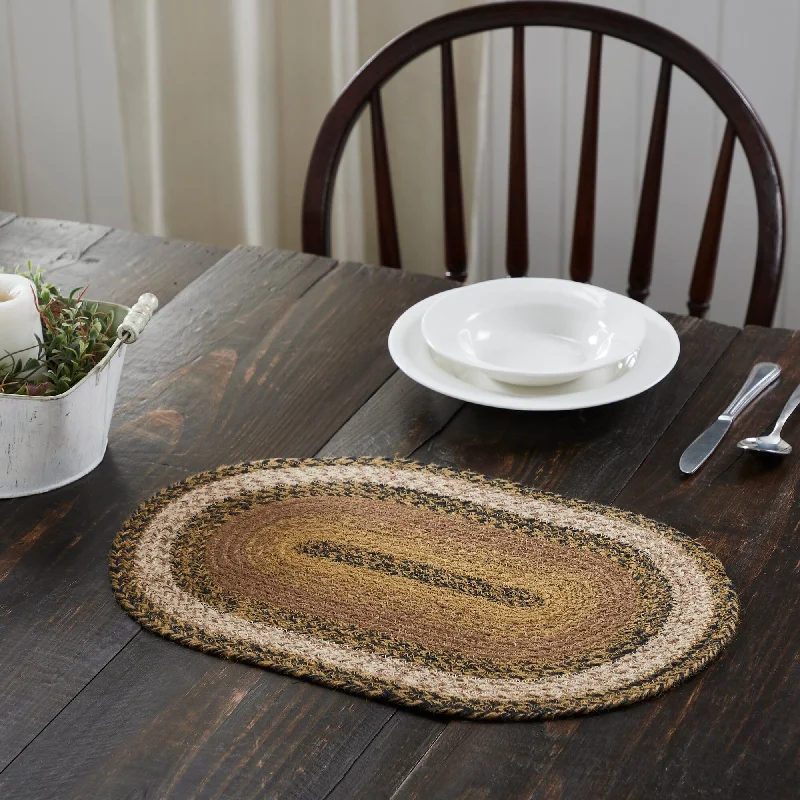 Kettle Grove Braided Oval Placemat 12x18"