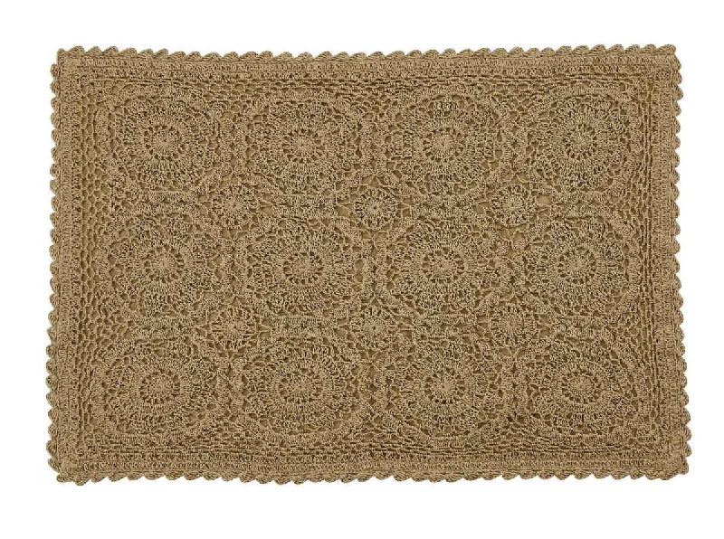 Lace Placemat Set-Oatmeal