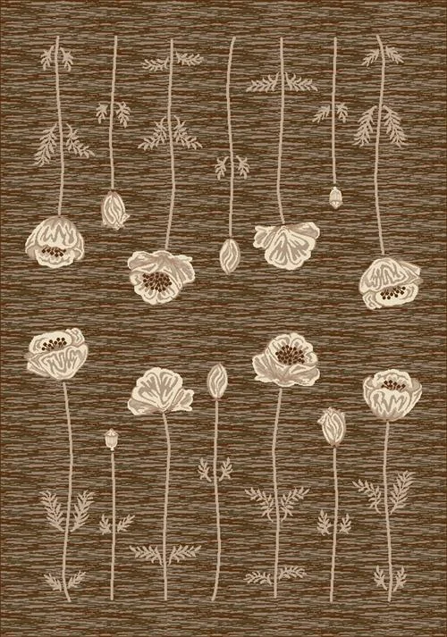 Poppy Rug-05730 Oregano