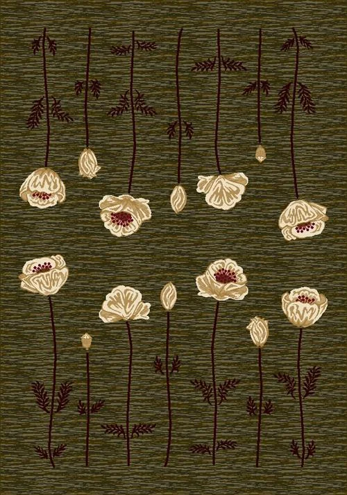 Poppy Rug-11500 Olive