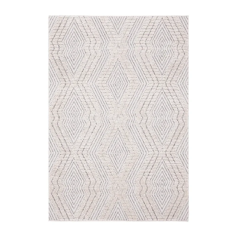 Dayna Textured Diamond Tribal Rug