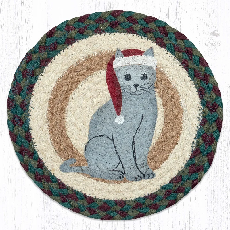 MSPR-508 Santa Hat Cat Trivet