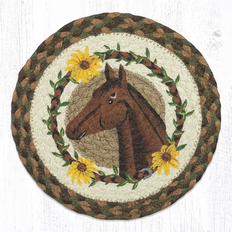 MSPR-657 Brown Horse Daisy Trivet