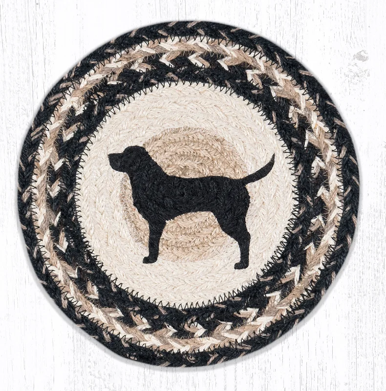 MSPR-9-093 Black Lab Silh Trivet