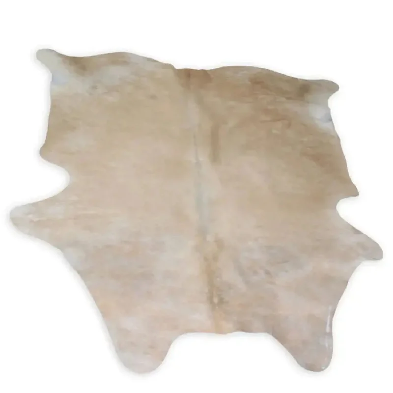 Natural Cow Hide Golden Beige