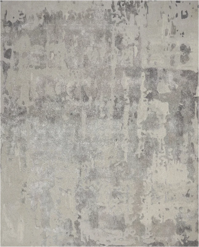 Nourison Prismatic PRS12 Silver Grey Area Rug