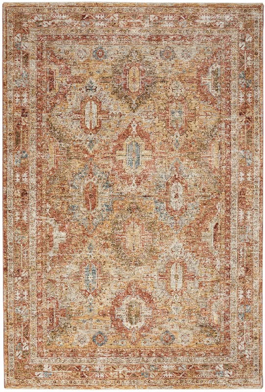 Nourison Sahar SHR01 Rust Area Rug