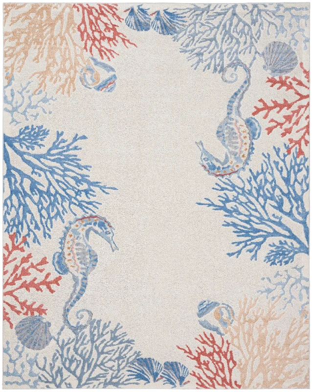 Nourison Seaside SDS03 Ivory/Multi Area Rug