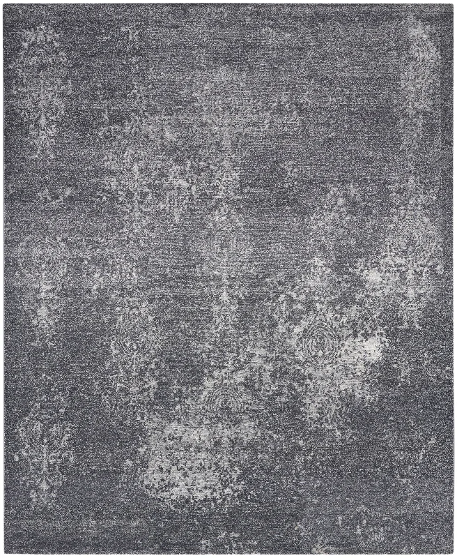 Nourison Silk Shadows SHA14 Graphite Area Rug