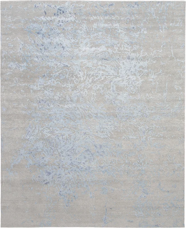 Nourison Silk Shadows SHA18 Grey/Blue Area Rug