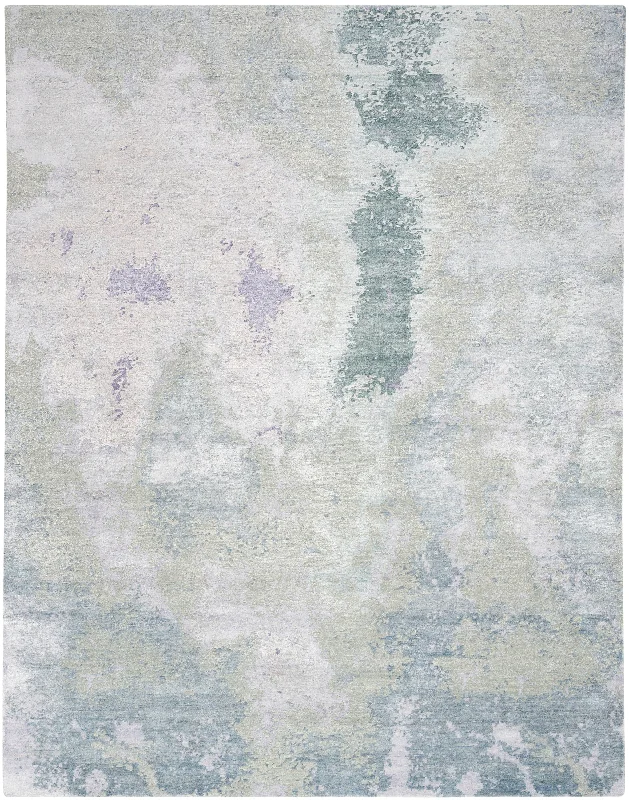 Nourison Silk Shadows SHA22 Blue/Green Area Rug