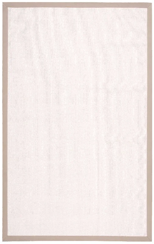 Nourison Sisal Soft SSF02 White Area Rug