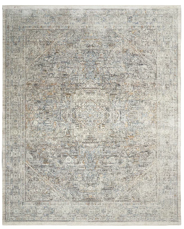 Nourison Starry Nights STN02 Cream Grey Area Rug