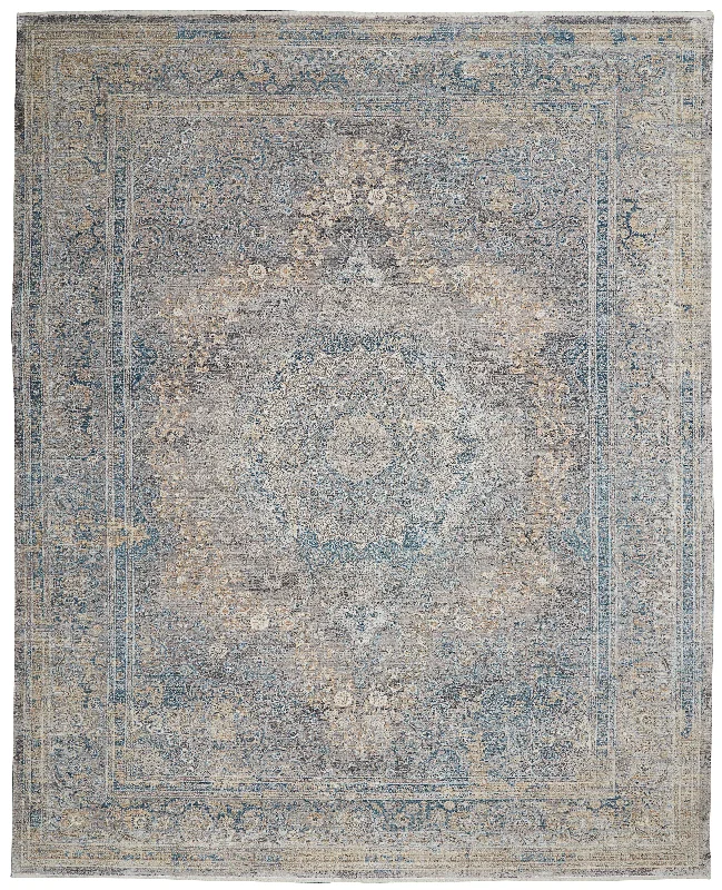 Nourison Starry Nights STN06 Cream Blue Area Rug