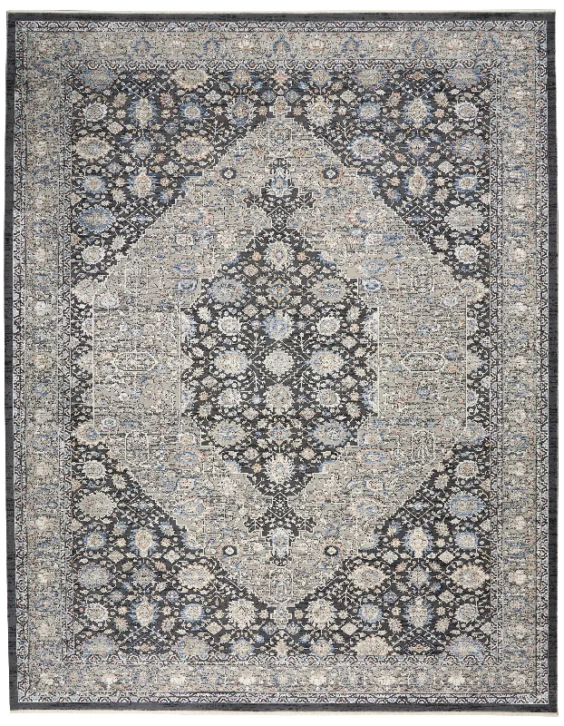 Nourison Starry Nights STN11 Grey/Blue Area Rug