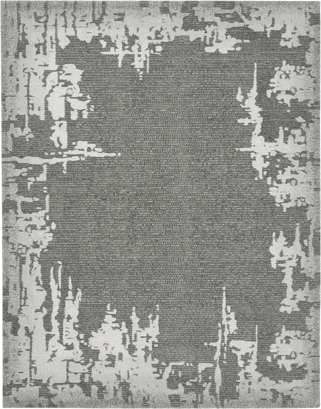 Nourison Symmetry SMM02 Grey/Beige Area Rug