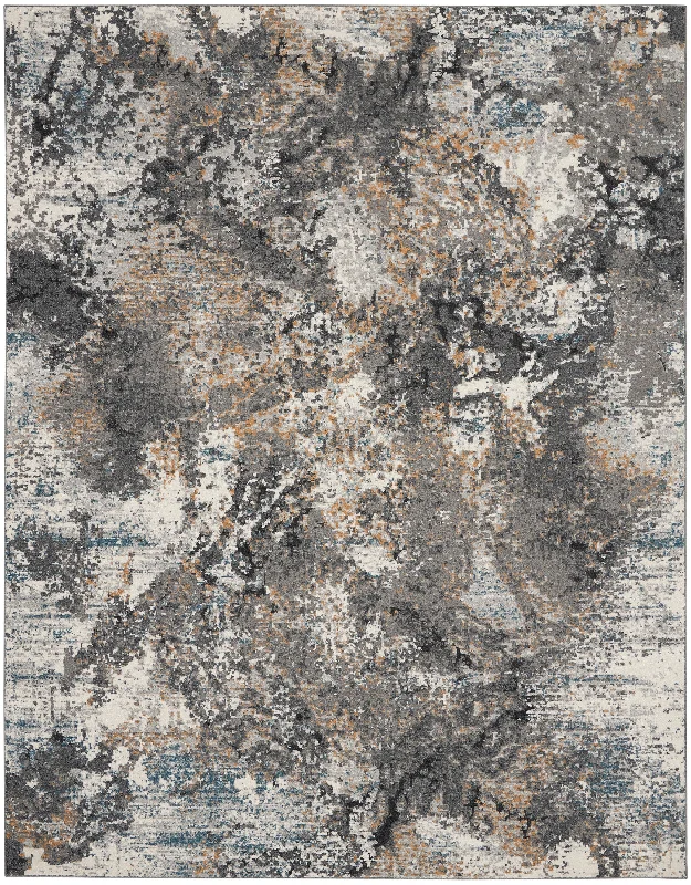 Nourison Tangra TNR01 Grey/Multi Area Rug