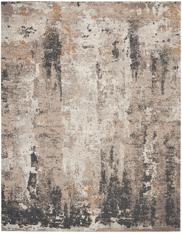 Nourison Tangra TNR05 Cream Grey Area Rug