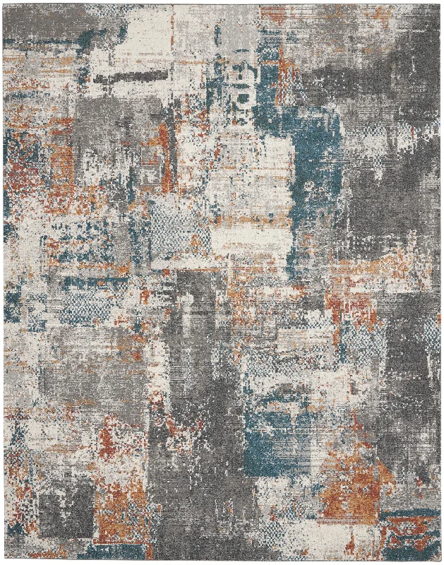 Nourison Tangra TNR06 Grey/Multi Area Rug