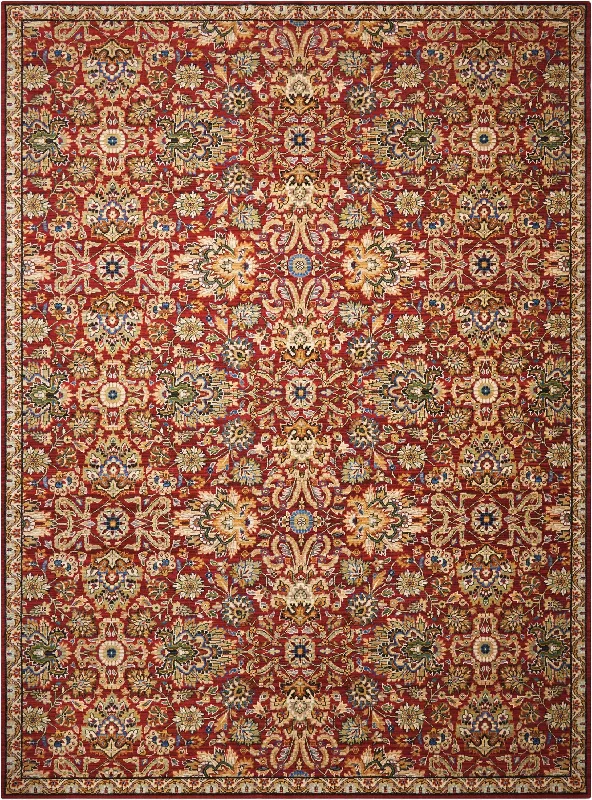 Nourison Timeless TML17 Red Area Rug