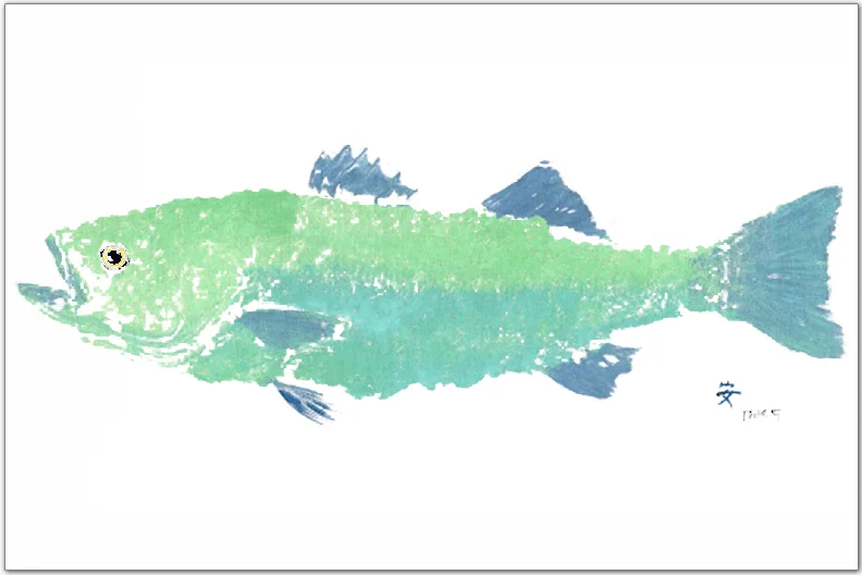 Sea Foam Bass Placemat