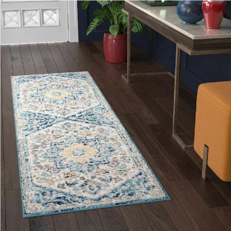 Tayse Area Rugs Dynamic Aqua DYN1519