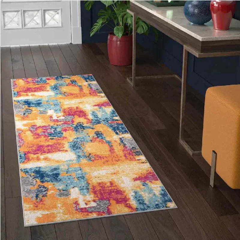 Tayse Area Rugs Dynamic Multi-Color DYN1101