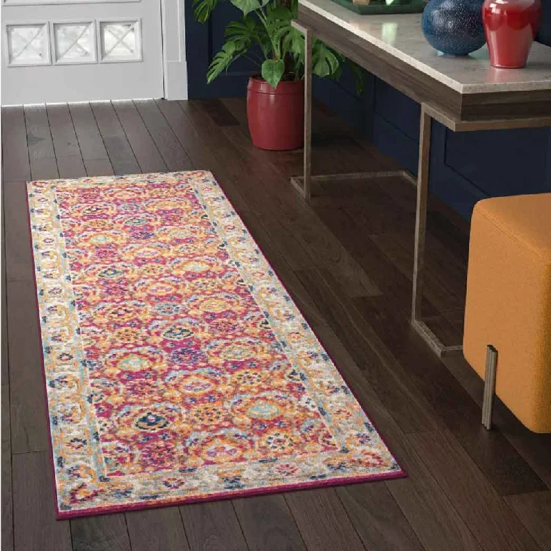 Tayse Area Rugs Dynamic Pink DYN1342