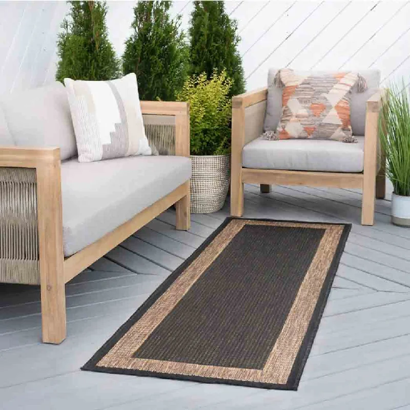 Tayse Area Rugs Eco Gold ECO1101 Indoor or Outdoor