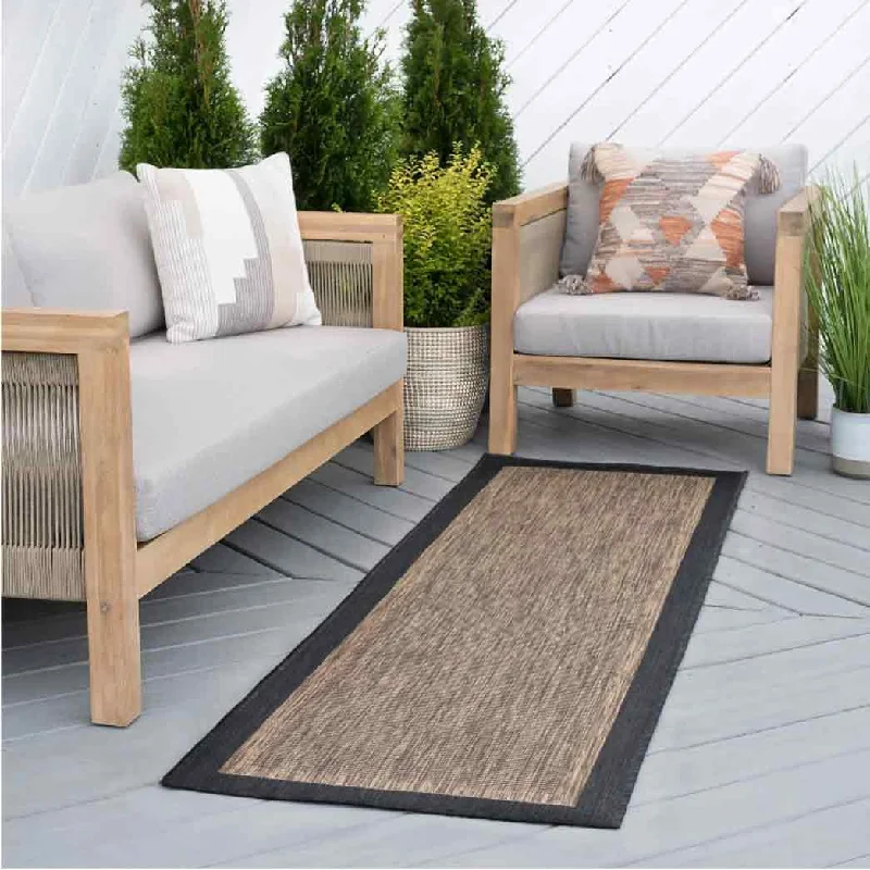 Tayse Area Rugs Eco Gold ECO1201 Indoor or Outdoor