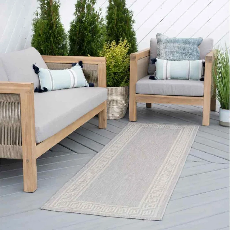 Tayse Area Rugs Eco Gray ECO1004 Indoor or Outdoor