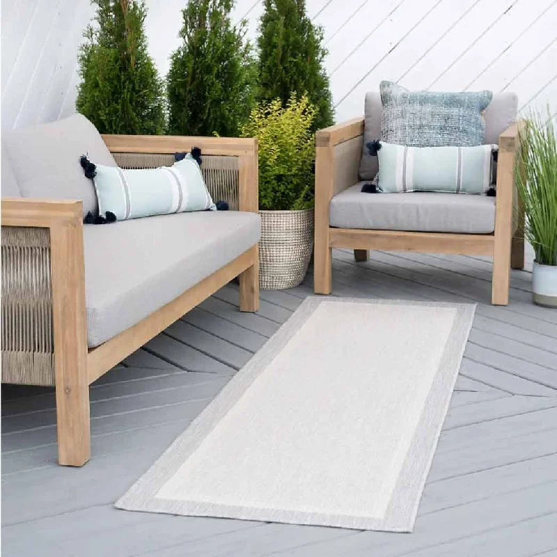 Tayse Area Rugs Eco Gray ECO1204 Indoor or Outdoor