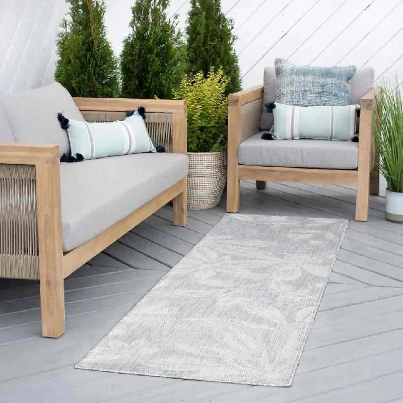 Tayse Area Rugs Eco Gray ECO1704 Indoor or Outdoor