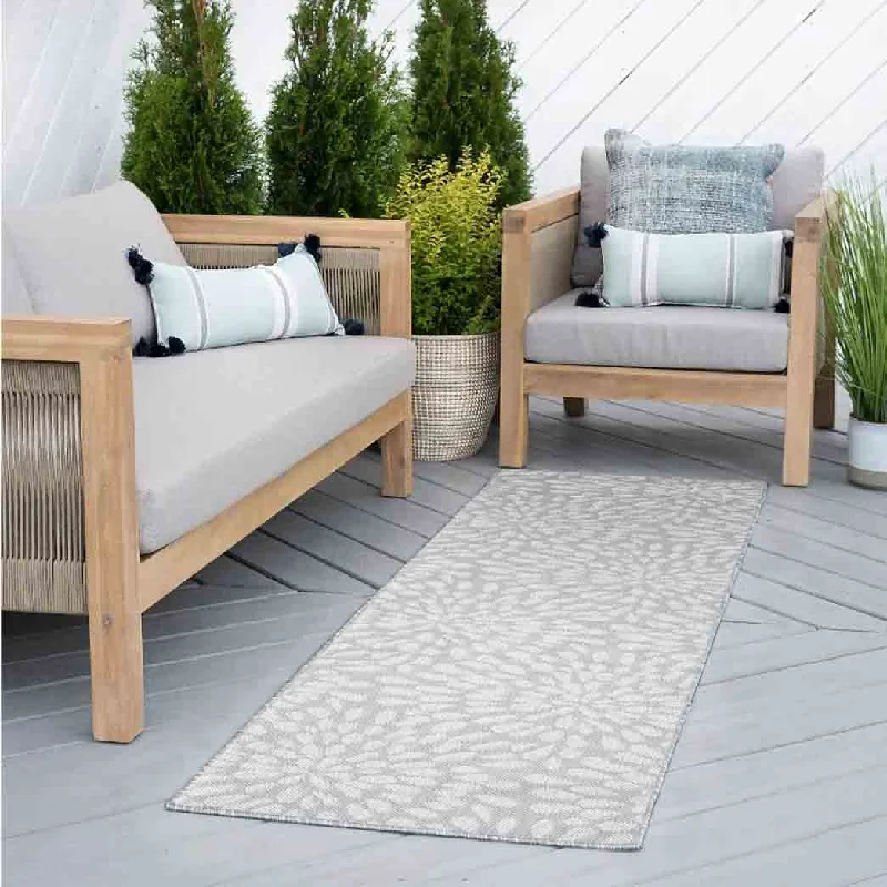 Tayse Area Rugs Eco Gray ECO1904 Indoor or Outdoor