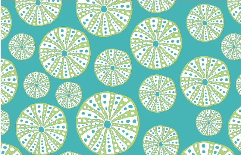 Turquoise Urchin Placemat