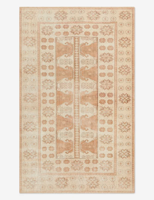 Vintage Turkish Hand-Knotted Wool Rug No. 321, 6'5" x 10'4"