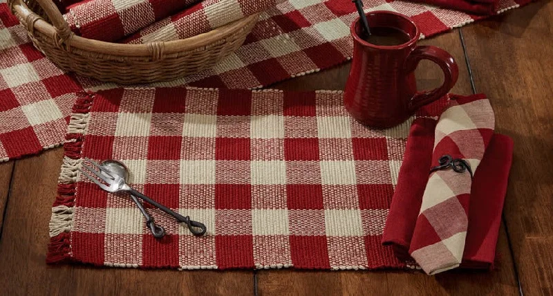 Wicklow Placemat Set-Garnet