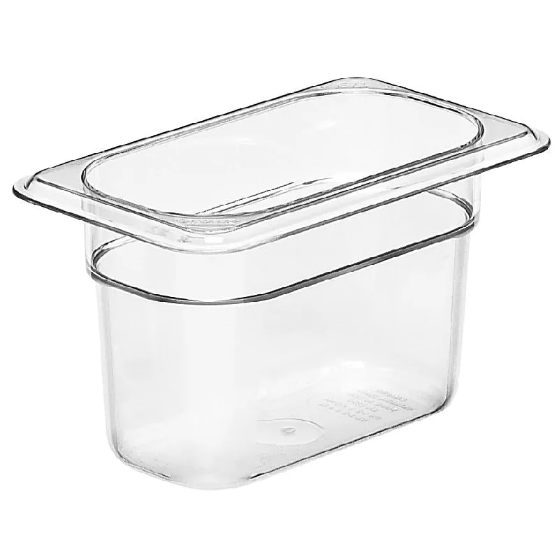 Cambro 94CW135 1/9 Size Food Pan 4" Deep, Clear