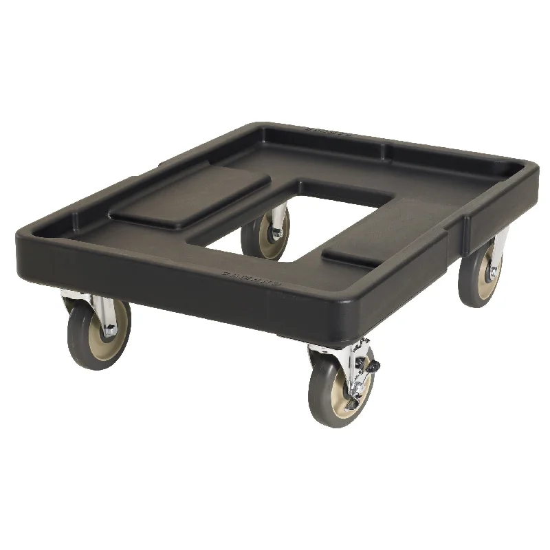 Cambro CD400110 28" x 21" Camdolly for Cam Carriers, Black