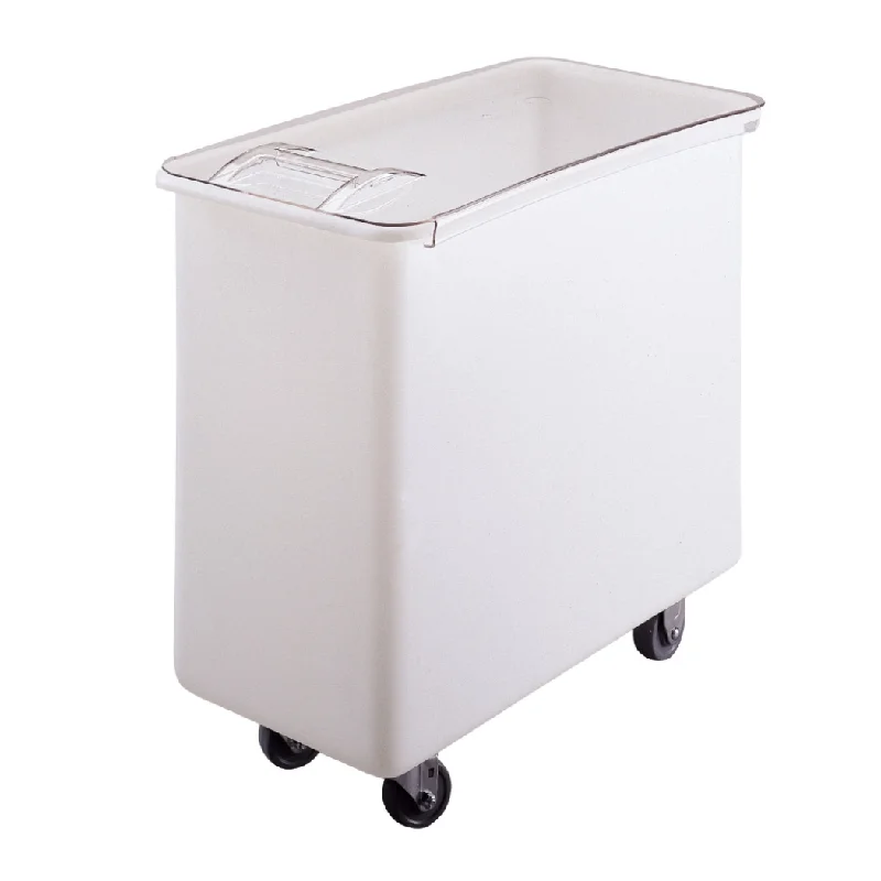 Cambro IB36148 34 Gallon Mobile Ingredient Storage Bin with Sliding Lid, White